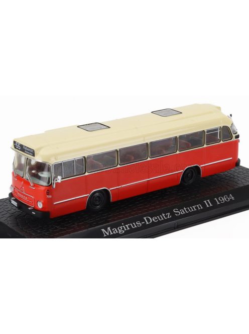 Edicola - MAGIRUS DEUTZ SATURN II AUTOBUS 1957 - DAMAGE DISPLAY BOX RED CREAM