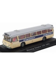   Edicola - BUSSING SENATOR AUTOBUS SEGMULLER 1966 - DAMAGE DISPLAY BOX CREAM SILVER