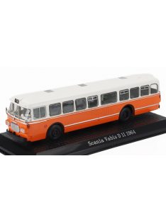   Edicola - SCANIA VABIS D11 AUTOBUS 1969 - DAMAGE DISPLAY BOX ORANGE WHITE