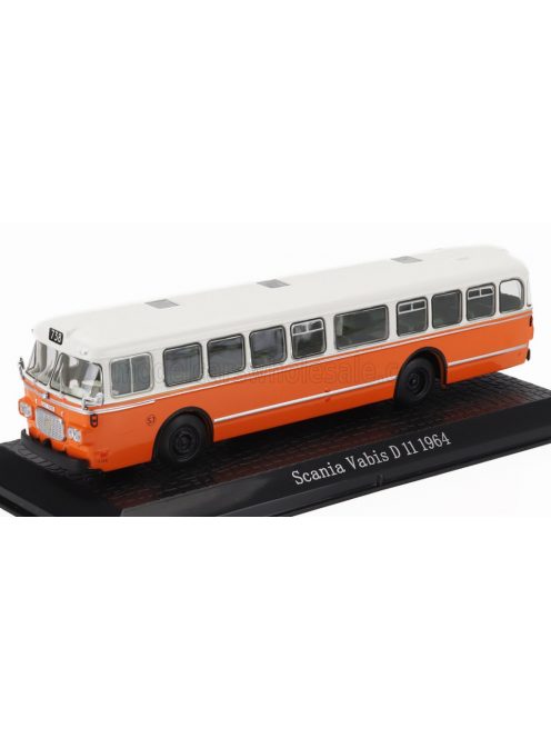 Edicola - SCANIA VABIS D11 AUTOBUS 1969 - DAMAGE DISPLAY BOX ORANGE WHITE