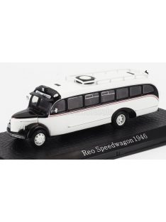   Edicola - REO SPEEDWAY AUTOBUS 1946 - DAMAGE DISPLAY BOX WHITE BLACK