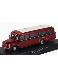   Edicola - VOLVO B375 AUTOBUS 1957 - DAMAGE DISPLAY BOX RED WHITE