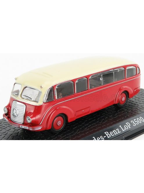 Edicola - MERCEDES BENZ LP3500 AUTOBUS 1935 - DAMAGE DISPLAY BOX RED CREAM