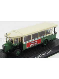   Edicola - RENAULT TN6C2 AUTOBUS PTE DES LILAS 1932 - DAMAGE DISPLAY BOX GREEN WHITE