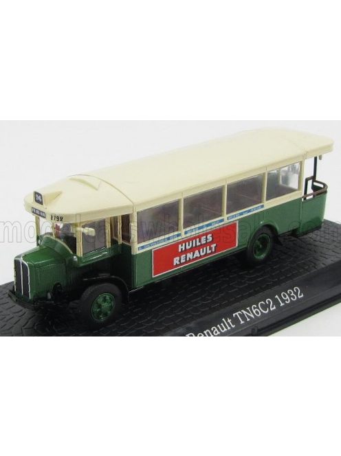 Edicola - RENAULT TN6C2 AUTOBUS PTE DES LILAS 1932 - DAMAGE DISPLAY BOX GREEN WHITE