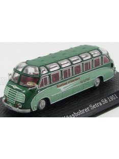   Edicola - SETRA KASSBOHRER S8 AUTOBUS TOURISME ET VOYAGES 1951 - DAMAGE DISPLAY BOX 2 TONE GREEN