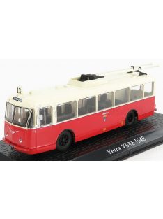   Edicola - VETRA VBRH TRAM AUTOBUS 1948 - DAMAGE DISPLAY BOX RED CREAM