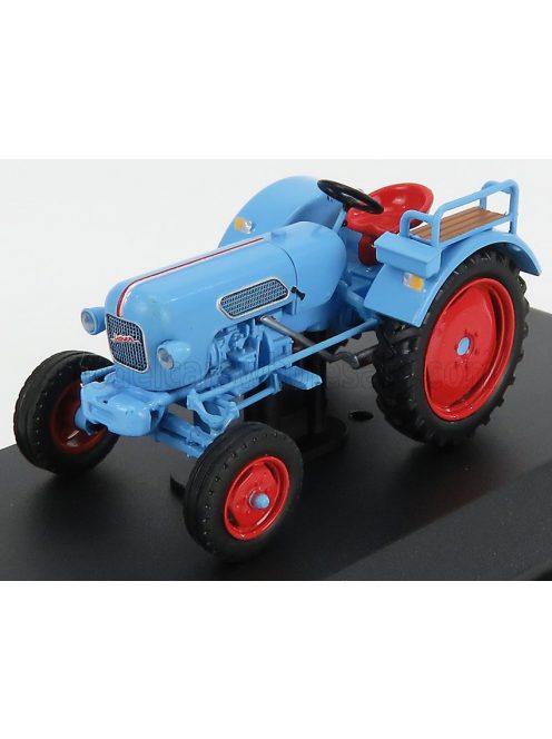 Edicola - EICHER PANTHER EM295 TRACTOR 1964 - DAMAGE BLISTER BOX LIGHT BLUE RED