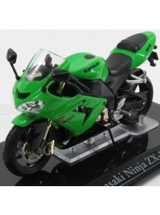   Edicola - KAWASAKI NINJA ZX-10R - DAMAGE DISPLAY BOX GREEN BLACK