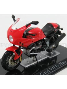 Edicola - MOTO GUZZI V11 LE MANS - DAMAGE DISPLAY BOX RED