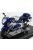 Edicola - SUZUKI GSX1300R HAYABUSA - DAMAGE DISPLAY BOX BLUE MET SILVER