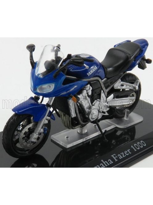 Edicola - YAMAHA FAZER 1000 - DAMAGE DISPLAY BOX BLUE MET