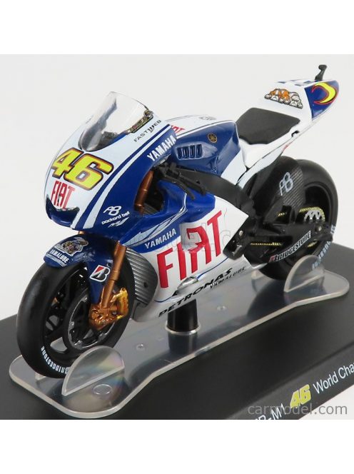 Edicola - Yamaha Yzr M1 N 46 Motogp World Champion Motogp Season 2009 Valentino Rossi Blue White