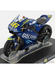   Edicola - Yamaha Yzr-M1 Team Gouloises N 46 World Champion Motogp Season 2004 Valentino Rossi Blue Met