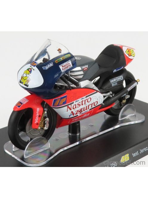 Edicola - Aprilia 250Cc Team Nastro Azzurro N 46 World Champion Test Jerez 1997 Valentino Rossi Grey Red White