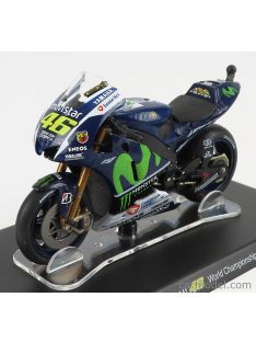   Edicola - Yamaha Yzr-M1 Team Yamaha Factory Racing N 46 Motogp Season 2015 Valentino Rossi Blue Met White