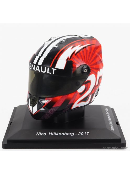 Edicola - Helmet F1 Casco - Renault Rs17 N 27 Season 2017 Nico Hulkenberg Orange White Black