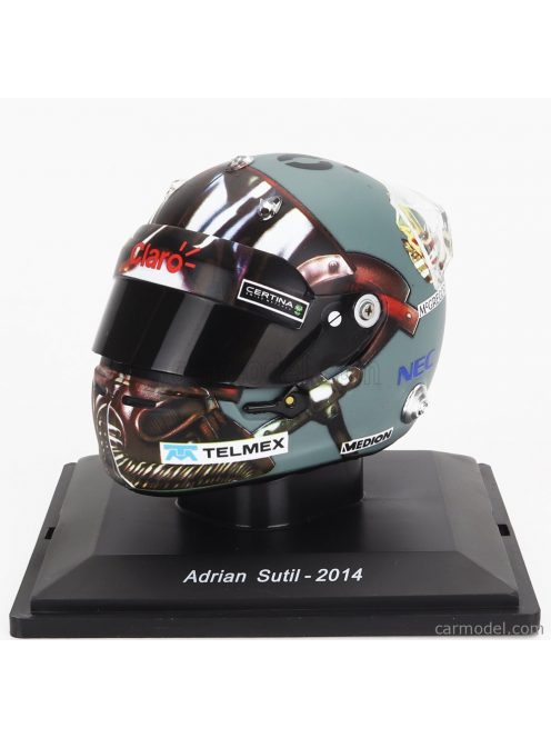 Edicola - Helmet F1 Casco - Sauber C33 Ferrari N 99 Season 2014 Adrian Sutil Grey Black