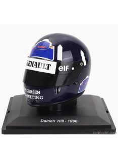   Edicola - Helmet F1  Casco - Williams Fw18 Renault N 5 World Champion Season 1996 Damon Hill Black Blue