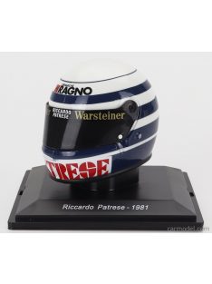   Edicola - Helmet F1  Casco - Arrows A3 Beta N 29 Season 1981 Riccardo Patrese Black White