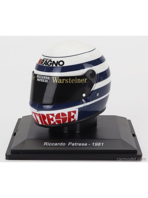 Edicola - Helmet F1  Casco - Arrows A3 Beta N 29 Season 1981 Riccardo Patrese Black White