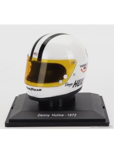   Edicola - Helmet F1 Casco - Mclaren M19A N 12 Season 1972 Denis Hulme White Yellow Black