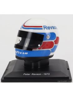   Edicola - Helmet F1 Casco - Mclaren M23 Ford Yardley N 8 Season 1973 Peter Revson White Blue Red