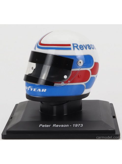 Edicola - Helmet F1 Casco - Mclaren M23 Ford Yardley N 8 Season 1973 Peter Revson White Blue Red