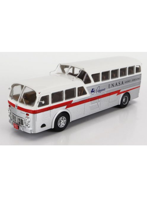 Edicola - PEGASO Z-403 MONOSCOCCA AUTOBUS E.N.A.S.A. MADRID-BARCELLONA 1951 SILVER WHITE RED