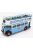 Edicola - AEC REGENT III RT LONDON GUERNSEYBUS 1947 LIGHT BLUE WHITE