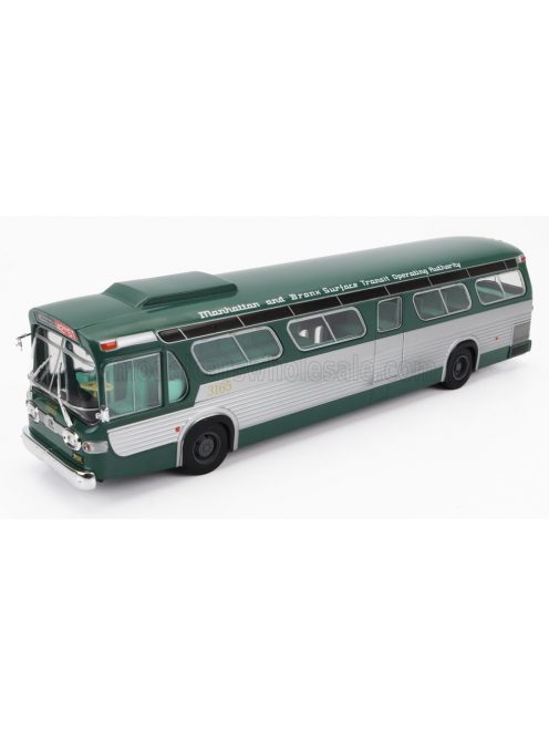 Edicola - GMC TDH-5301 NEW LOOK FISHBOWL AUTOBUS MANHATTAN USA 1965 GREEN SILVER