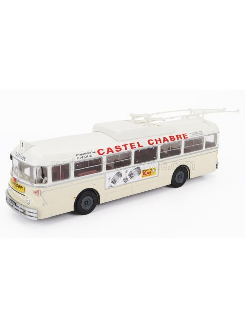 Edicola - CHAUSSON VBC-APURMTT AUTOBUS FILOBUS FRANCE 1963 CREAM WHITE