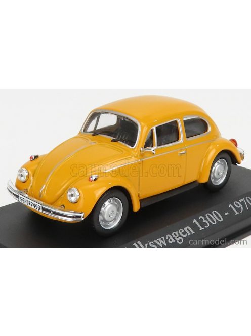 Edicola - Volkswagen Beetle Kafer 1300 1970 - Con Vetrina - With Showcase Yellow