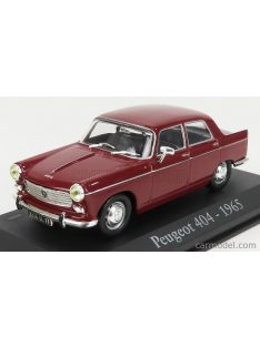   Edicola - Peugeot 404 1965 - Con Vetrina - With Showcase Bordeaux