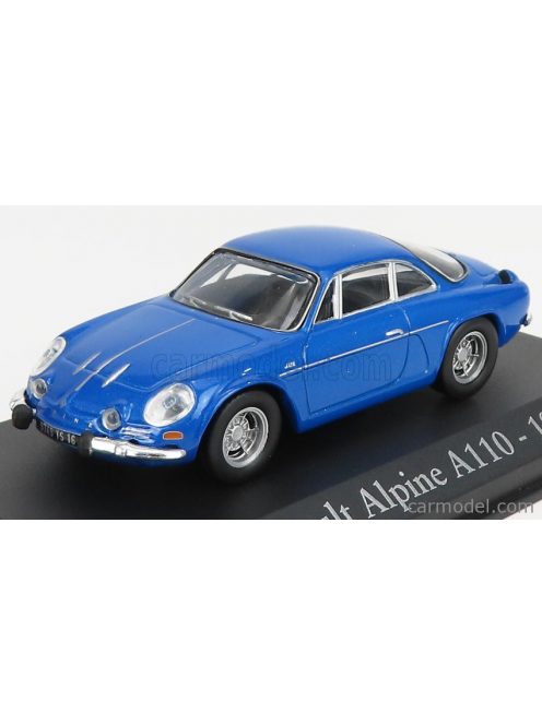 Edicola - Renault Alpine A110 1969 - Silver Wheels - Con Vetrina - With Showcase Blue Met