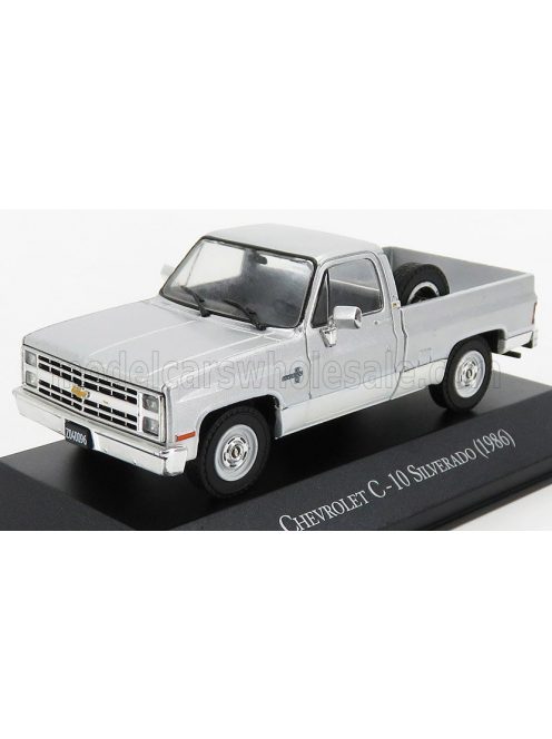 Edicola - CHEVROLET C-10 SILVERADO PICK-UP 1986 SILVER