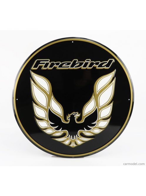 Edicola - Accessories Metal Round Plate - Firebird Gm Black Gold White