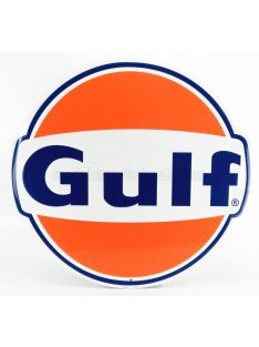   Edicola - ACCESSORIES METAL ROUND PLATE - GULF ORANGE WHITE BLUE