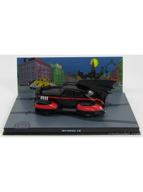 Edicola - Batman Batmobile - 5 1941 Black Met Red