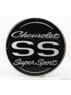   Edicola - Accessories Metal Round Plate - Chevrolet Ss Black Silver