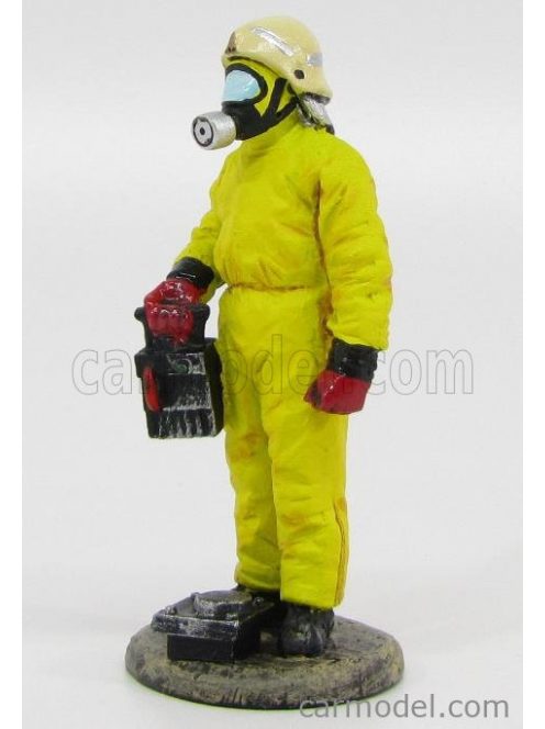 Edicola-Figures - Vigili Del Fuoco Vigile Del Fuoco Tedesco Con Tuta Protettiva 1996 - Germany Fireman Yellow