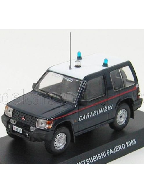 Edicola - MITSUBISHI PAJERO 4X4 CARABINIERI 2003 BLUE WHITE