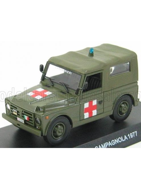 Edicola - FIAT NUOVA CAMPAGNOLA CARABINIERI AMBULANZA 1977 MILITARY GREEN