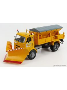   Edicola - Pegaso 3040 Truck Snowplough Spargisale E Spazzaneve 1980 Yellow