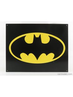 Edicola - Accessories Metal Plate - Batman Logo Black Yellow