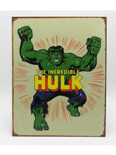 Edicola - Accessories Metal Plate - Hulk Retro Beige Green