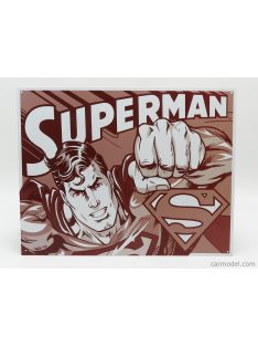 Edicola - Accessories Metal Plate - Superman Red White