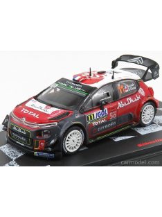   Edicola - Citroen C3 Wrc Abu Dhabi N 11 Rally Tour De Corse 2018 S.Loeb - D.Elena Red White Grey