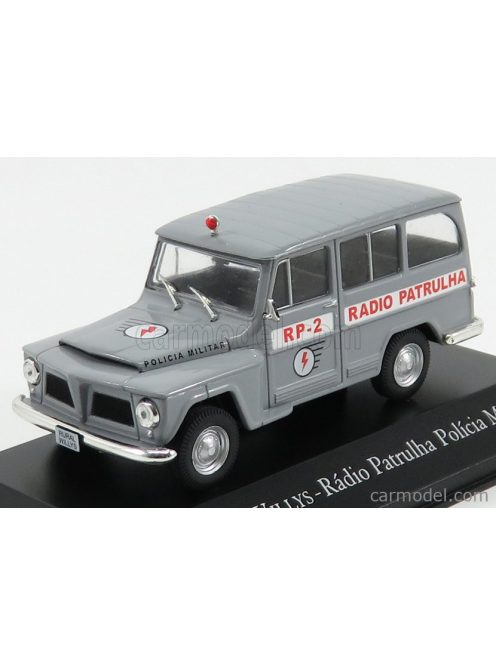 Edicola - Rural Willys Radio Patrulha Policia Military Police 1970 Grey