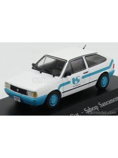   Edicola - Volkswagen Gol Sabesp Saneamento Basico 1980 White Light Blue